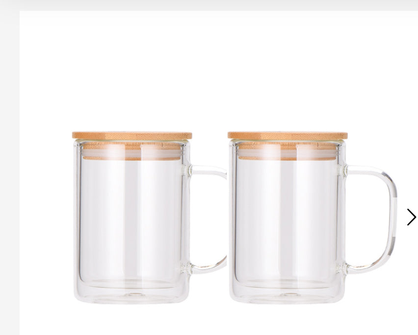 15 oz glass mugs