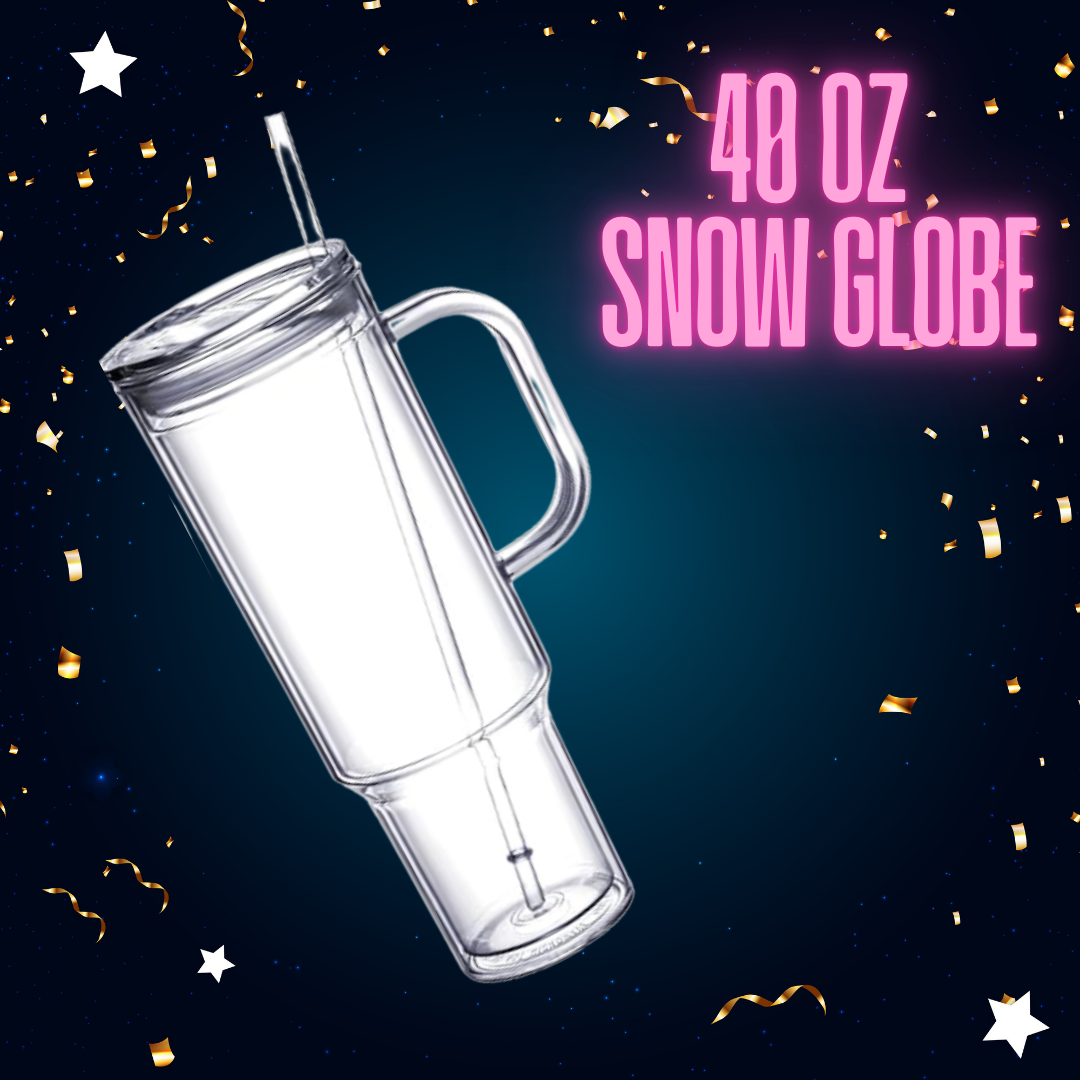 40 oz Snow Globe Stanley Dupe