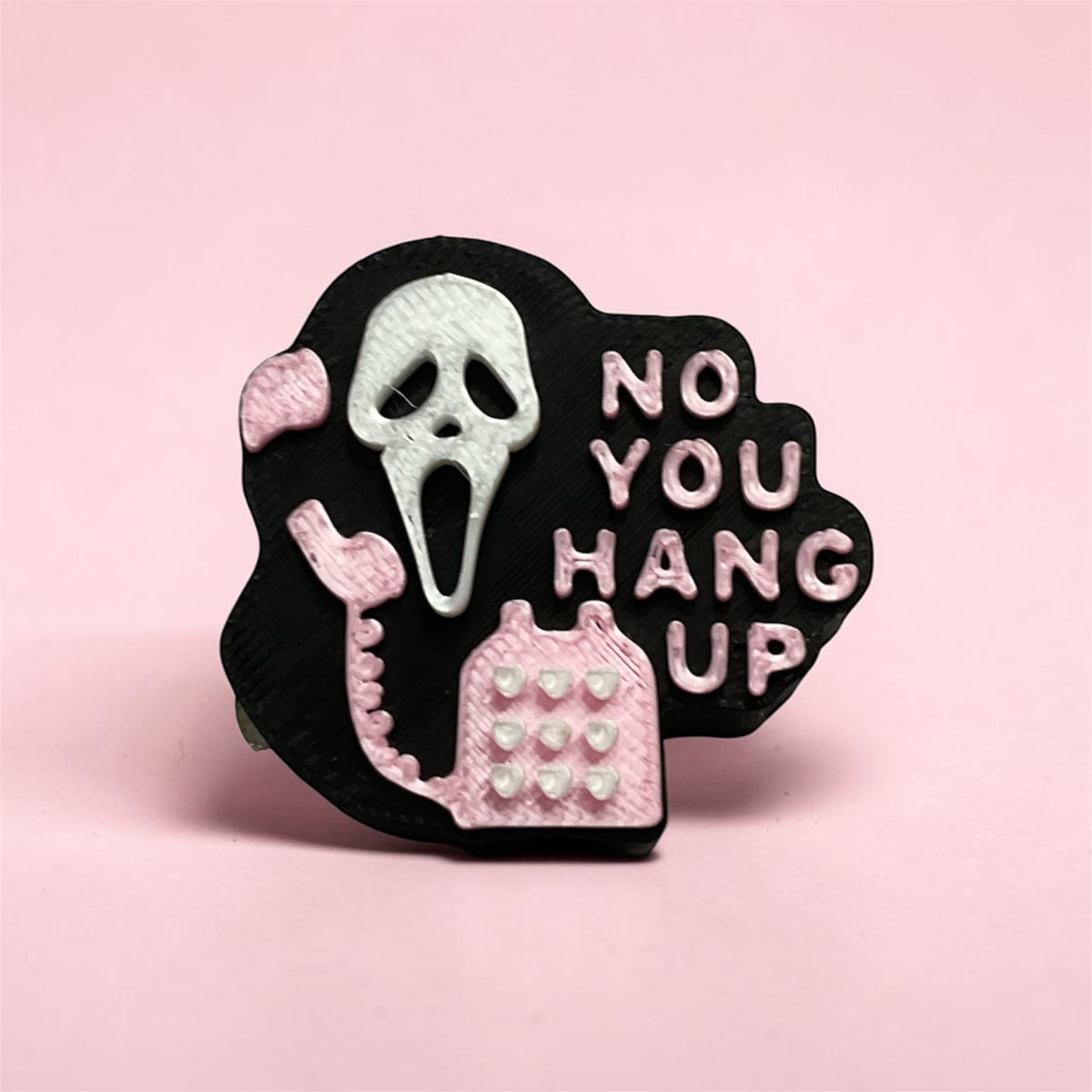 Ghost face straw topper 10mm
