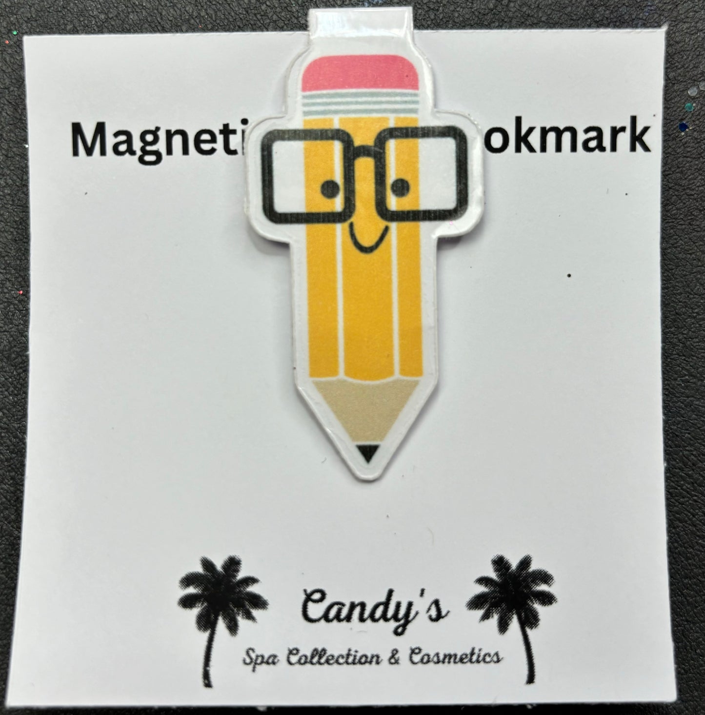 Magnetic pencil bookmark