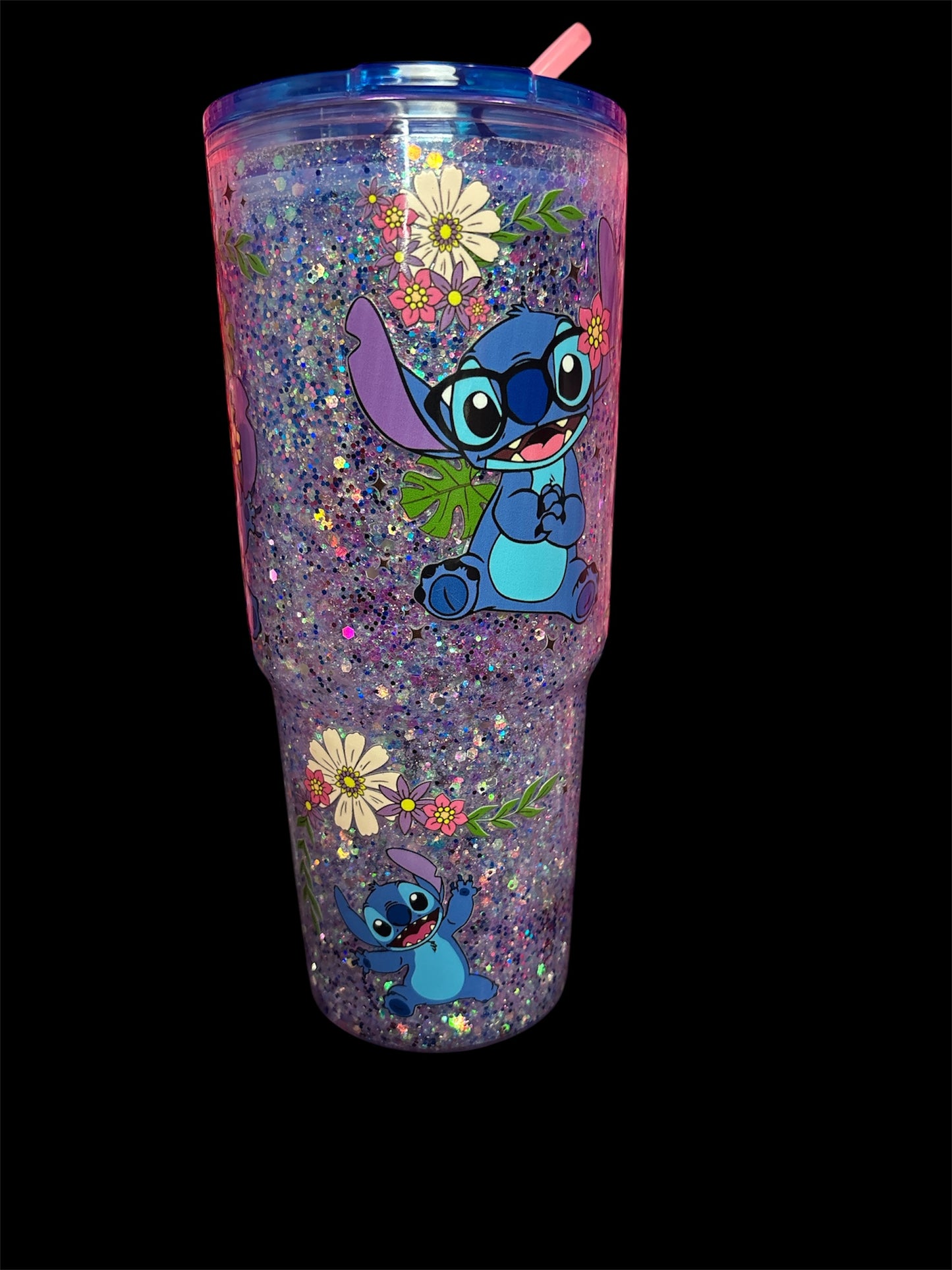 Stitch 32oz snow globe acrylic cup!
