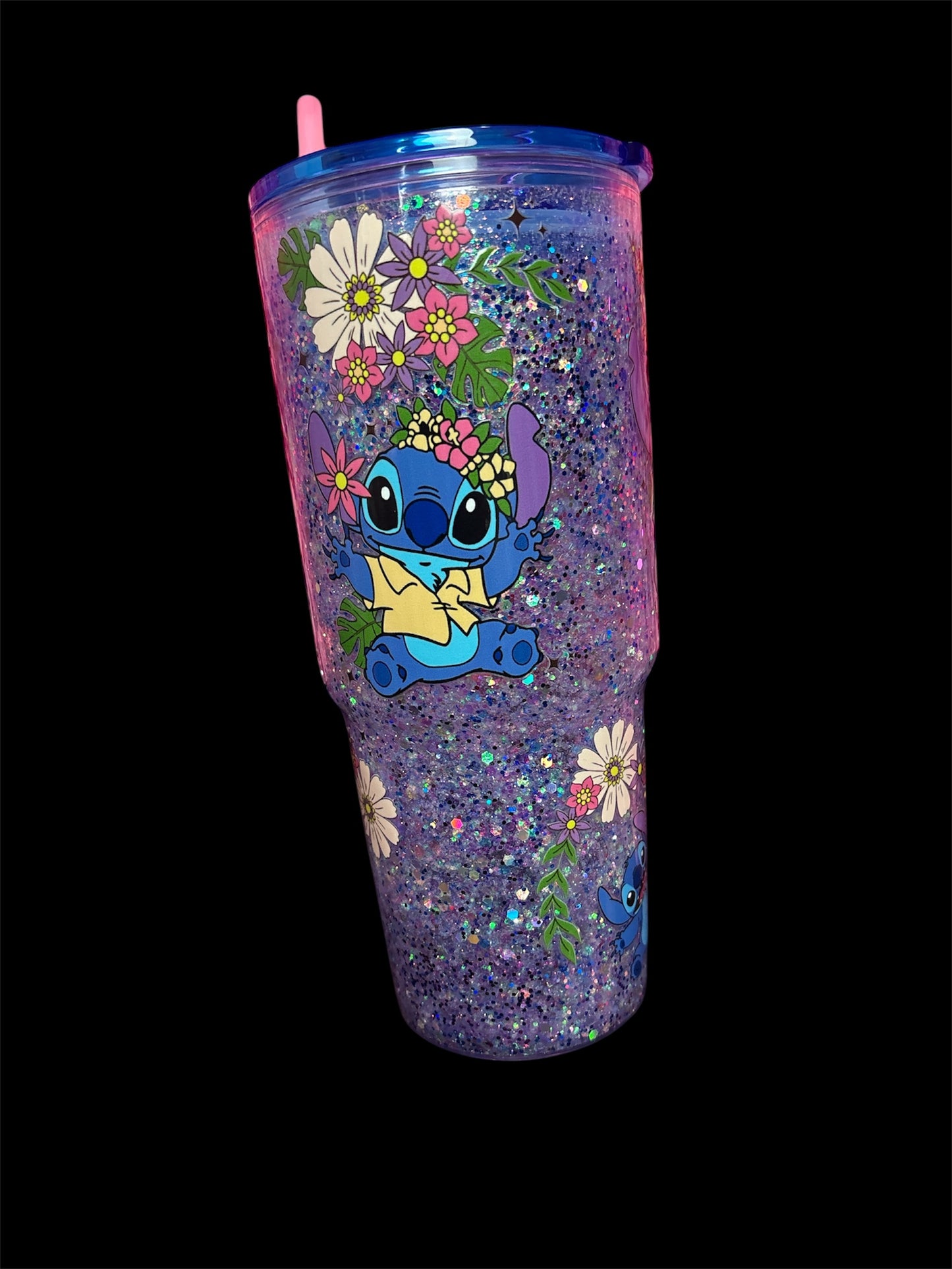 Stitch 32oz snow globe acrylic cup!