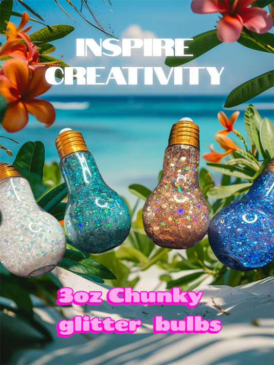 Chunky glitter 3oz bulbs