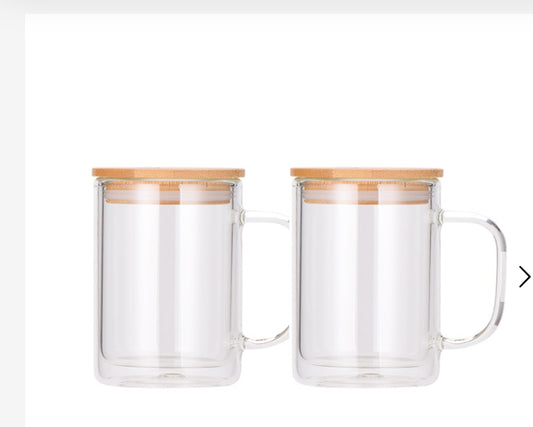 15 oz glass mugs