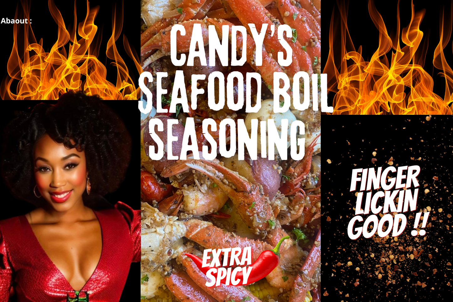 Candy’s Seafood Boil Seasoning