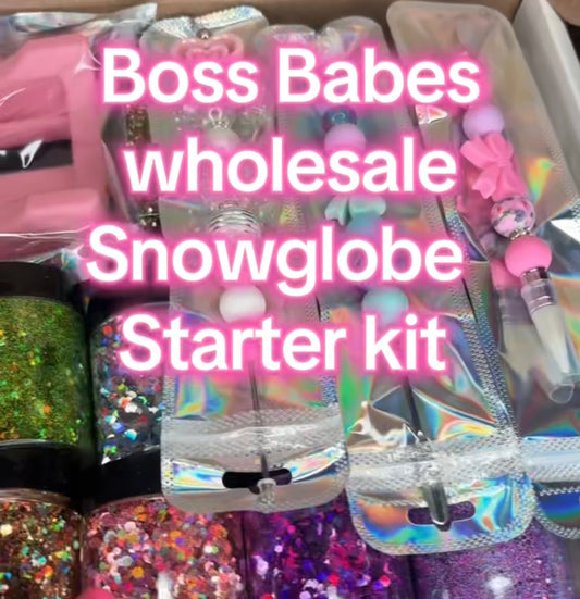 Boss, babes, snow globe starter kit