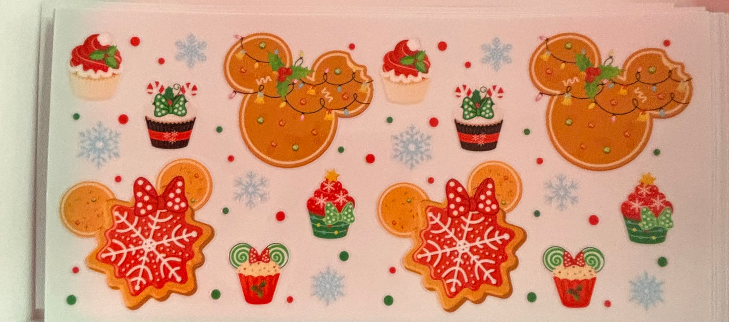 Holiday wraps 16 oz snow globes