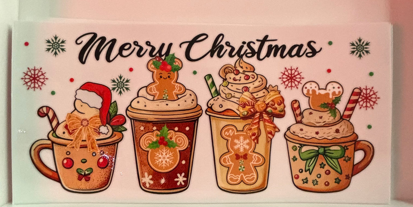 Holiday wraps 16 oz snow globes
