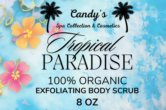 Tropical paradise, organic sugar scrub