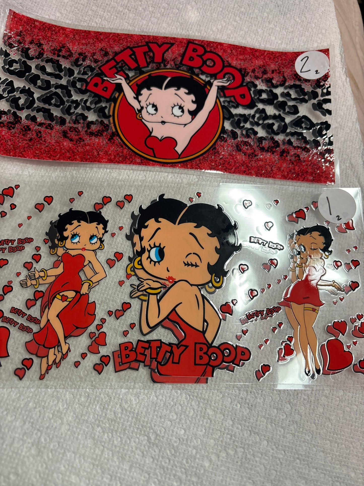 Betty boop uvdtf wrap